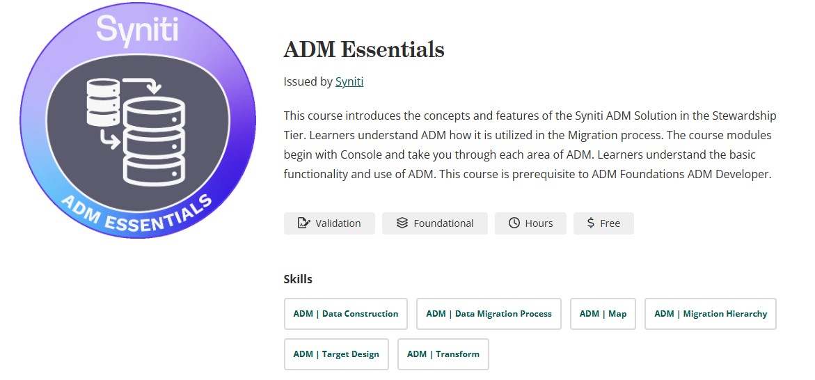 ADM Essentials