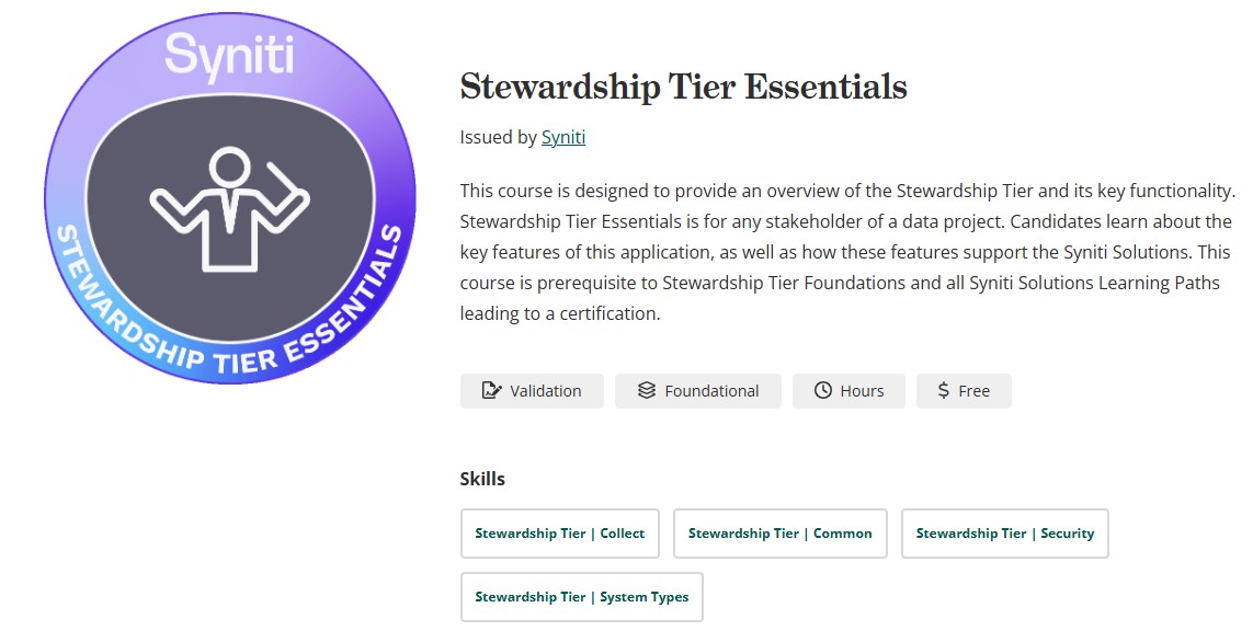 Stewardship Tier Essentials